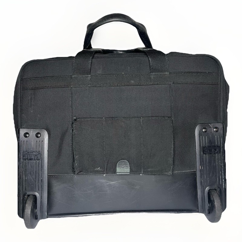TUMI Alpha Deluxe Wheeled Expandable Briefcase Carry On Laptop 17 X 15” Reg $545 gallery