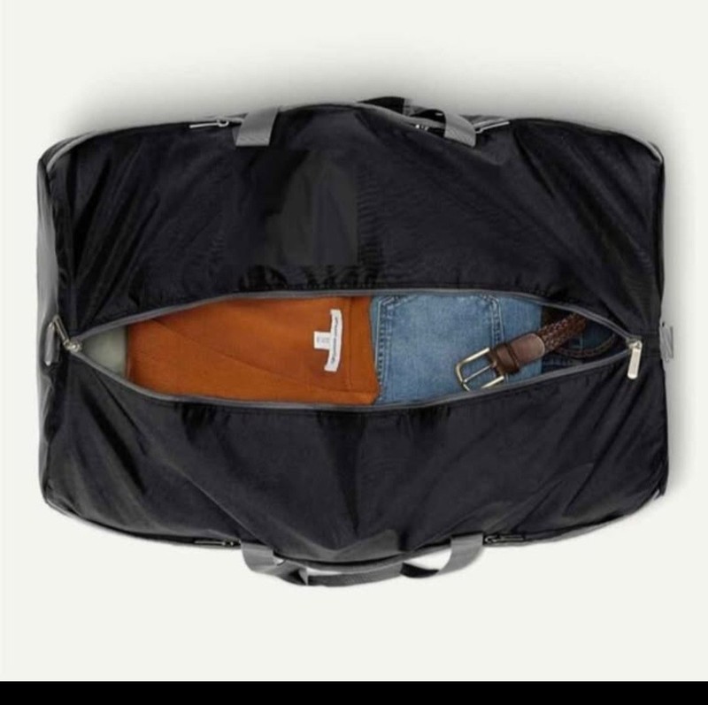 Amazon Basics Extra Large Foldable Nylon Duffel Bag With Carry Strap gallery