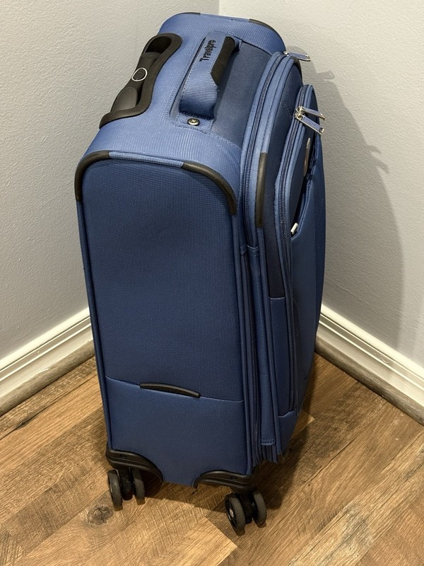 ⭐Travelpro Tourlite Softside- Blue Expandable Luggage Spinner Wheels 21" gallery