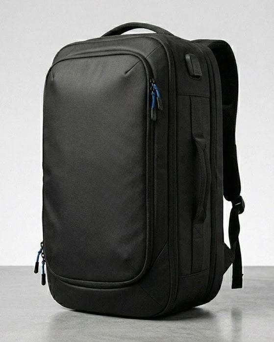 Travel Laptop Backpack Business Carry On Waterproof USB Charging Black