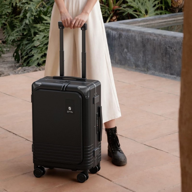 Top Opening PC Hard Shell 20-inch International Carry On Luggage - Zipperless... gallery
