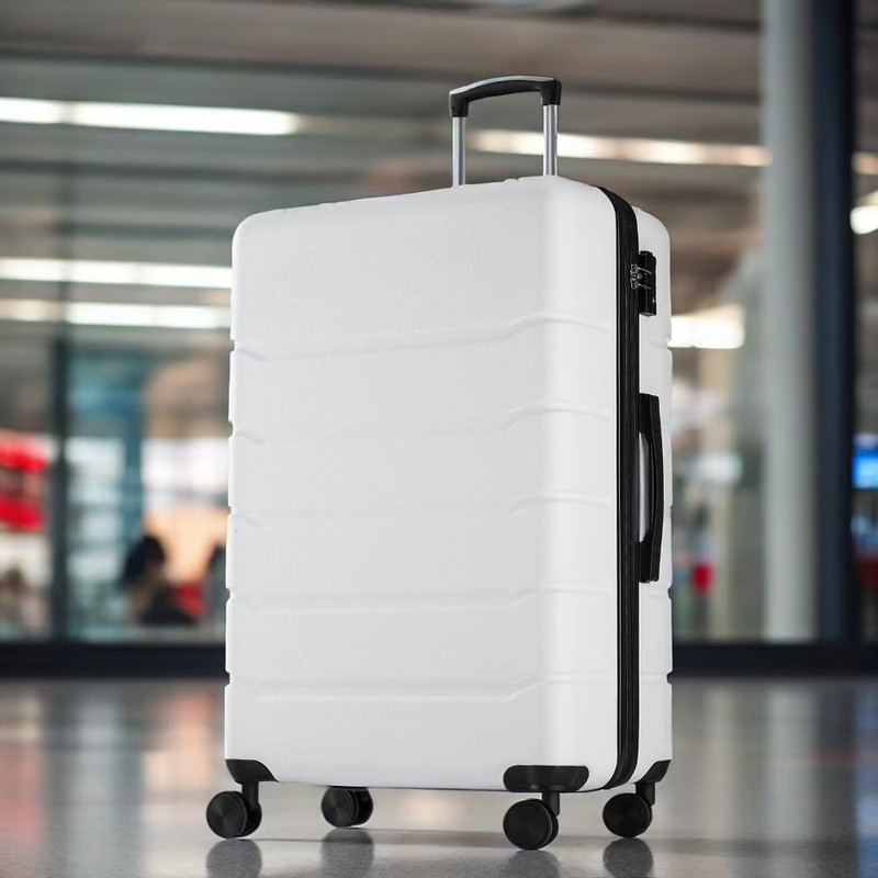 24 Inch Hardside Luggage, Expandable Rolling Luggage with TSA Lock and Spinner W