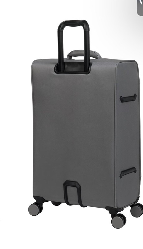 it luggage Census 3 Piece Softside 8 Wheel Spinner Grey Skin Pc Set gallery