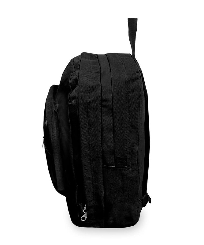 Everest Double Main Compartment Backpack, Black, One Size gallery