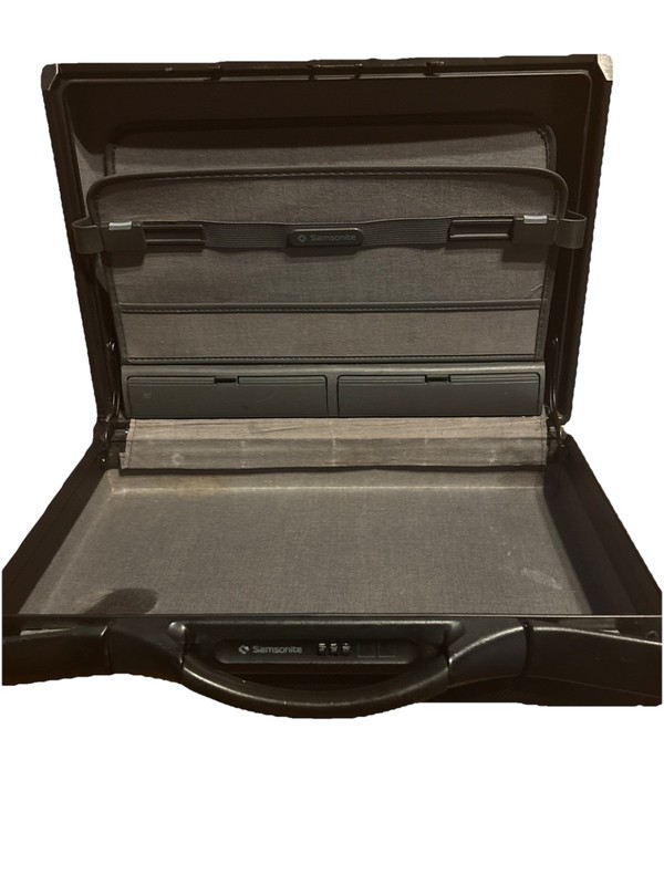 Vintage Samsonite Focus Hard Shell Combination Lock 18" Briefcase Made In USA gallery