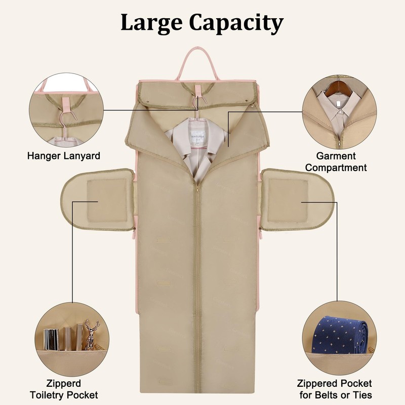 Convertible Garment Duffle Bag for Travel, Carry On Garment Bag with Shoe Pou... gallery