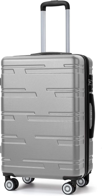 24″ Expandable Hard Shell Carry On Luggage Hardside Suitcase with Spinner Wheels