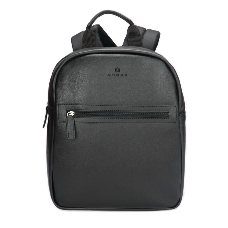 Cross Black Backpack with Adjustable Straps and Front Zippered Pocket