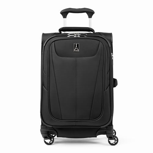 Maxlite 5 Softside Expandable Luggage with 4 Compact Carry-on 20-Inch Black