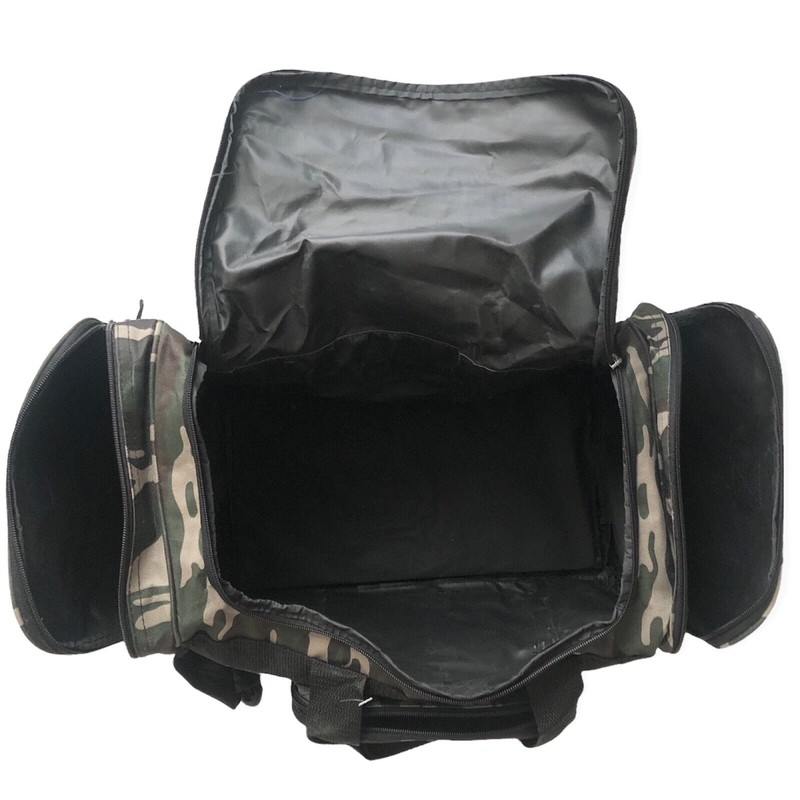 Dig Camouflaged Weekender Duffle Bag With Adjustable Detachable Shoulder Strap gallery