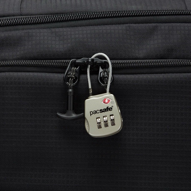 PacSafe® 3-Dial Cable Padlock | Prosafe™ 800 Travel Sentry | 10250 | TSA gallery