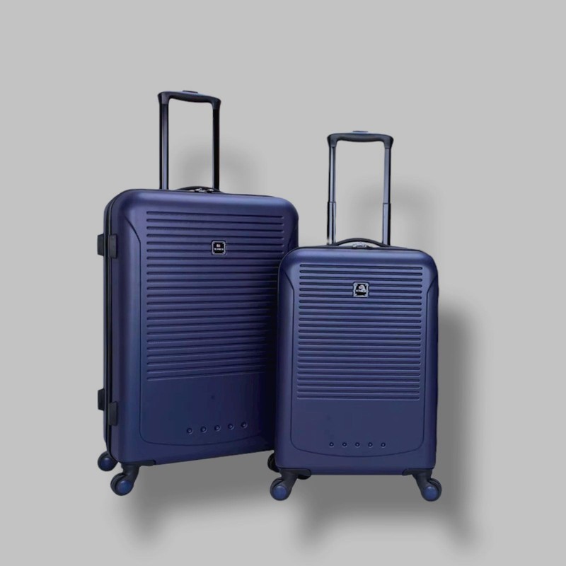 $328 TAG Riverside Blue 2-Piece Luggage Carry-on Check-in Hard Suitcase 24″ 20″