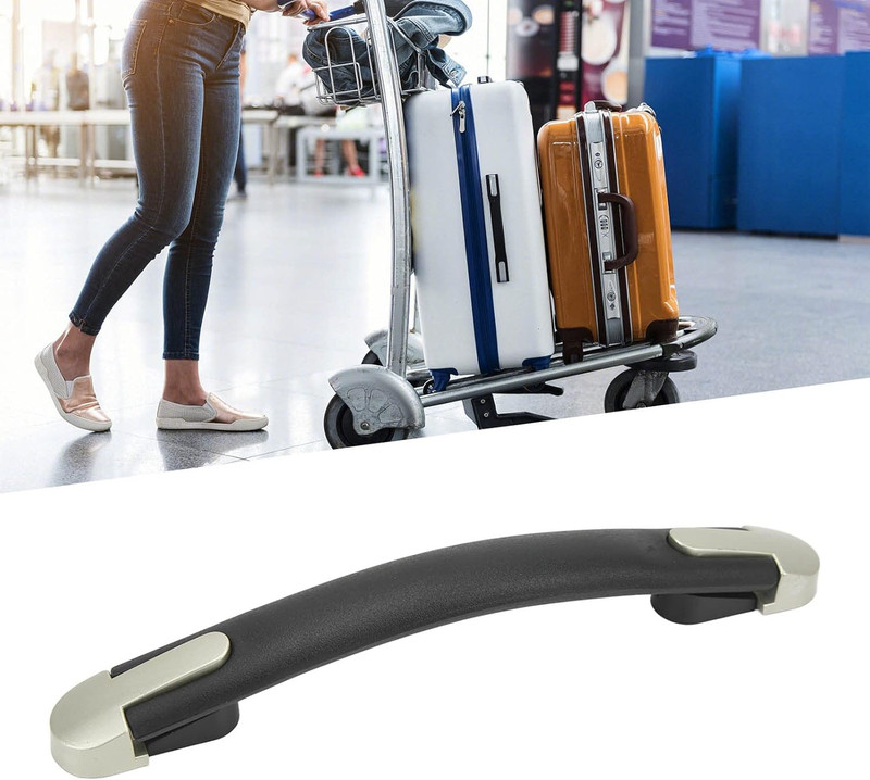 Milltrip 9 Inch Plastic Luggage Handle Replacement, Luggage Case Pull Handle Str gallery