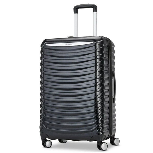 Samsonite Spin Tech 6 Carry-On Spinner BLACK Expandable