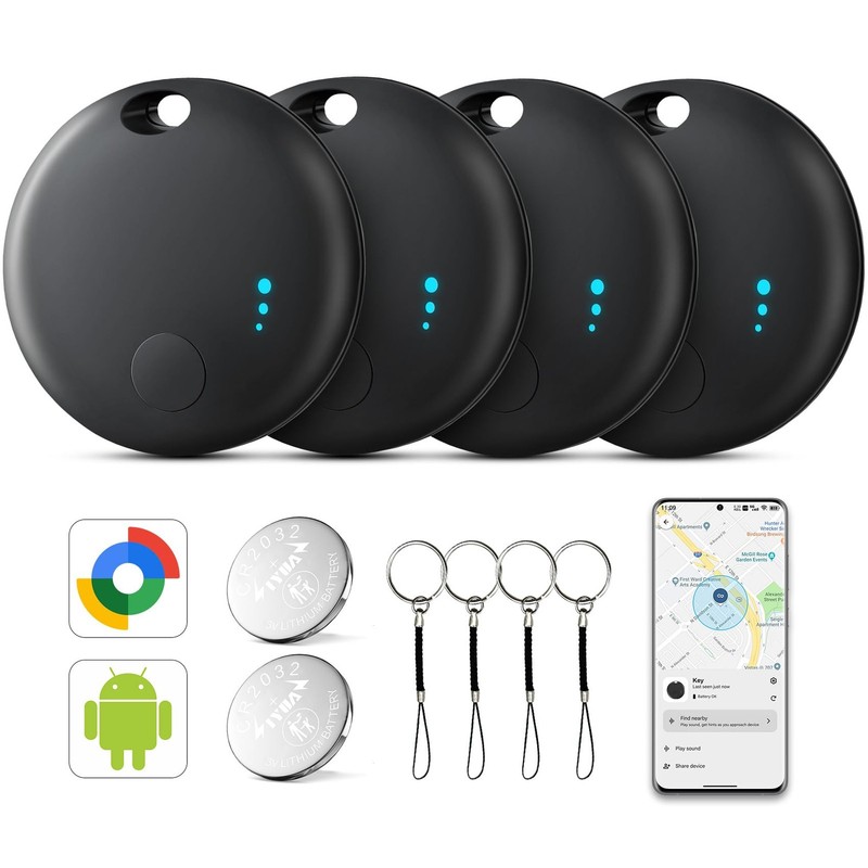 2026 Air Tracker Tags for Android, Smart Tags-4 Pack Android Tracker for Google'
