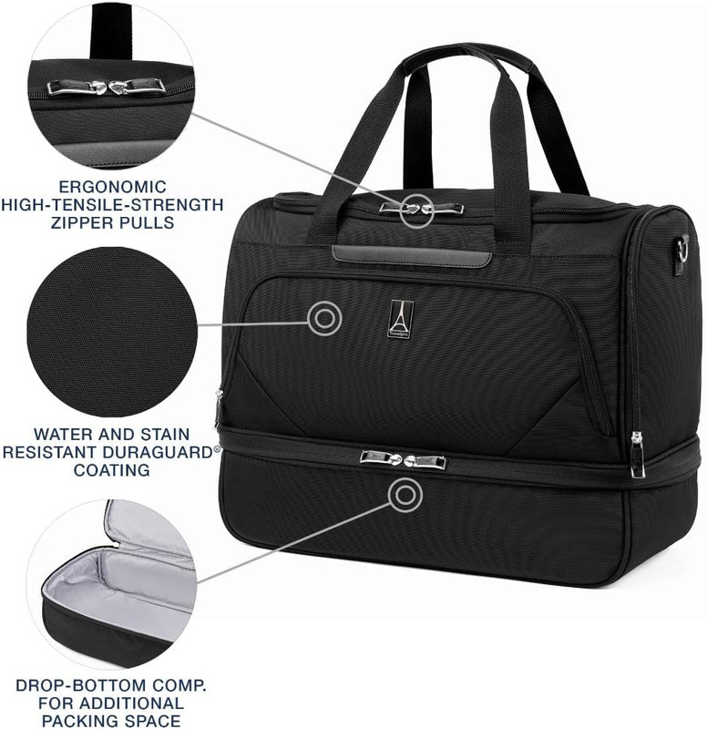 Maxlite 5 Lightweight Carry-On Weekender Duffel with Drop-Bottom Storage gallery
