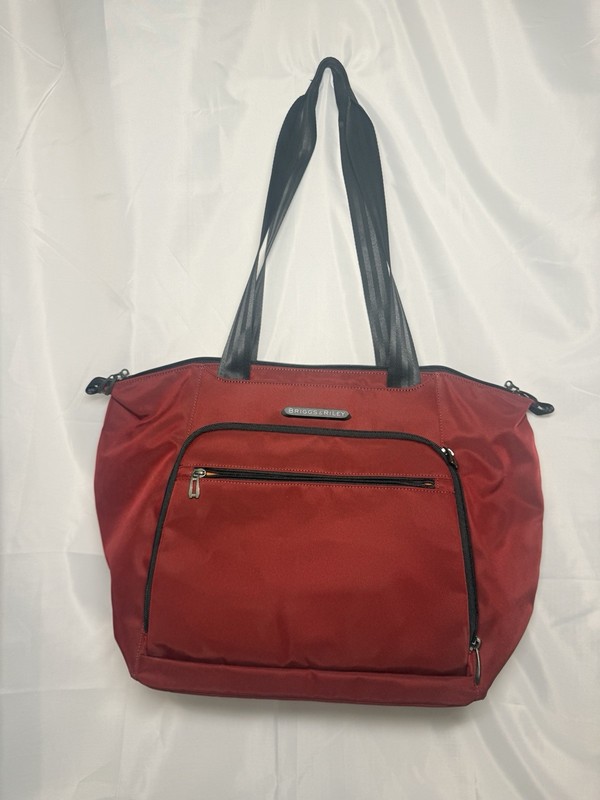 Briggs and Riley Travelware Carry-All Tote Sunset Red TD35-40 EUC