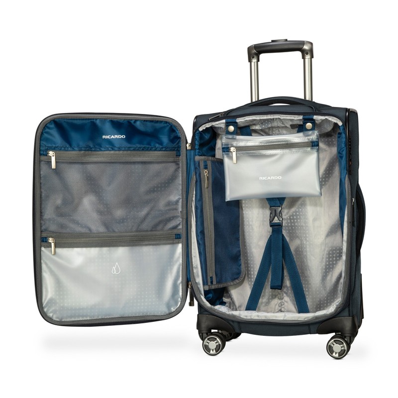 Ricardo Avalon Softside 3-Piece Set with FREE Travel Kit (Storm Blue) gallery