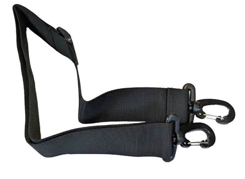 Universal Adjustable Black Nylon Replacement Shoulder Strap for Duffel Bags etc