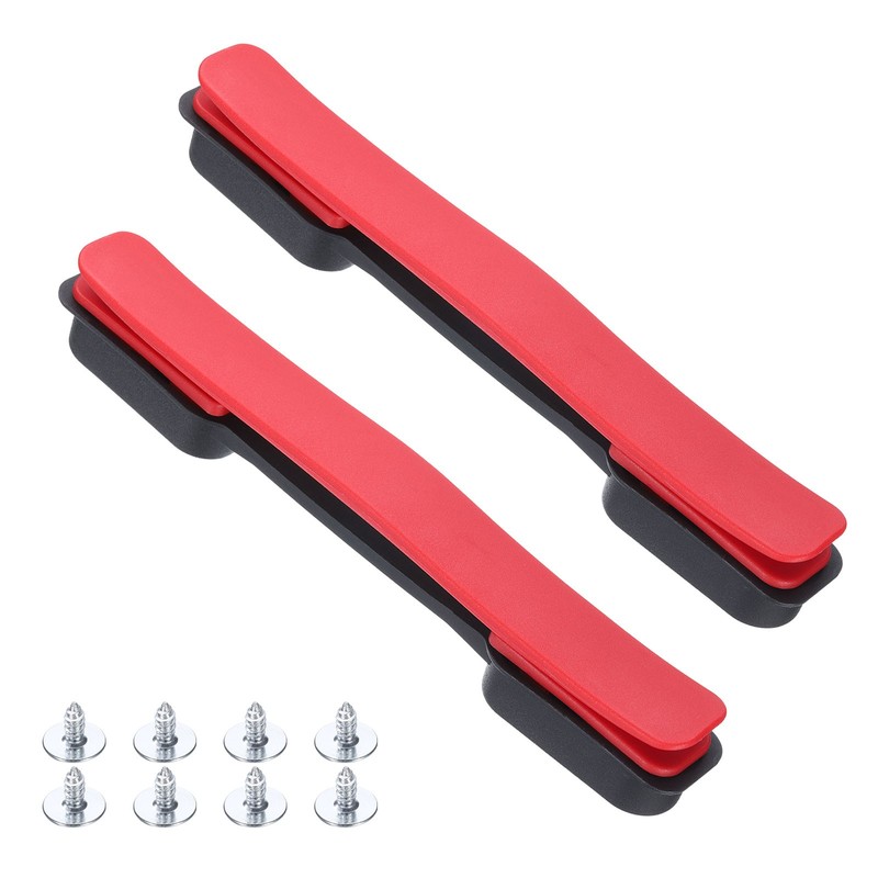 2 Pcs Luggage Handle Replacement with Screw 8.5 Inch Suitcase Handle, Bright Red