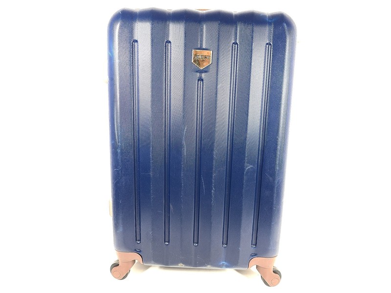 Quest 25″ Spinner Hardside Hardshell Check In Luggage Lightweight Blue