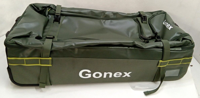 Gonex GXGN0515B 33" Wheeled Rolling Duffle Bag 100L Capacity Polyester/PVC Olive gallery