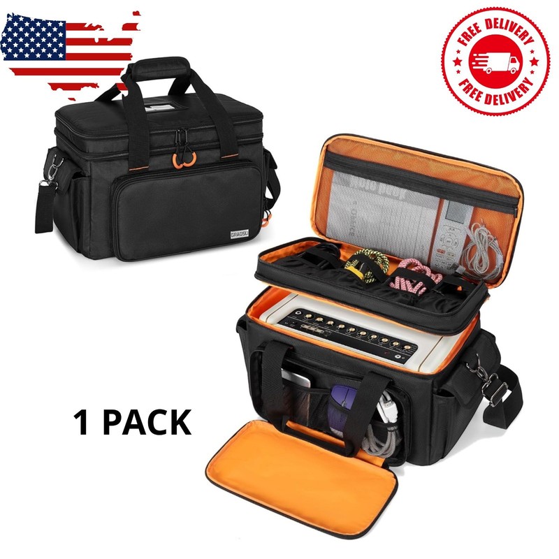 Travel Carry Bag Compatible with Positive Grid Spark 40 Amp, Double Layer Gig...