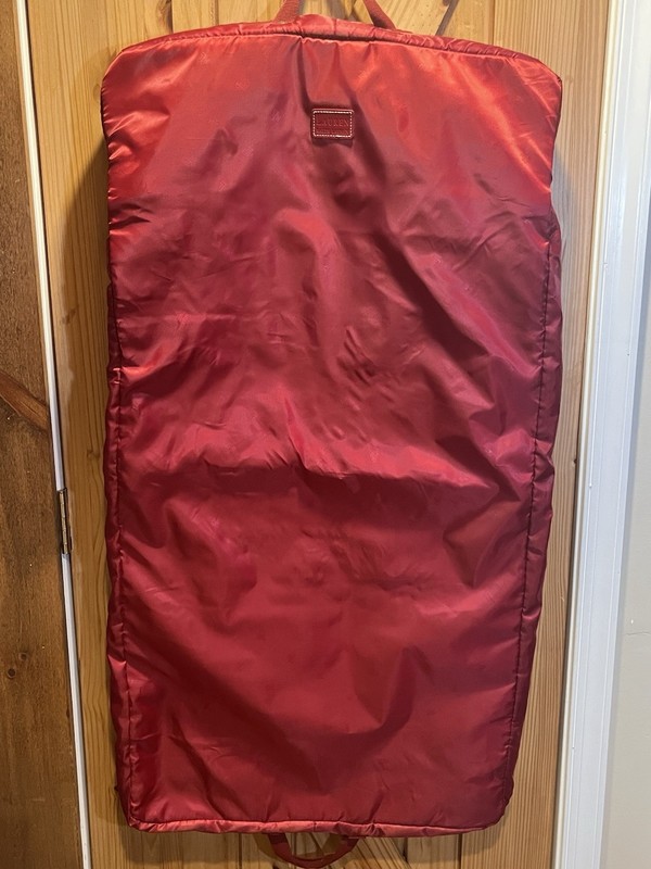Lauren Ralph Lauren Red Garment Bag Travel Measurements: 21″W X 40″L EUC