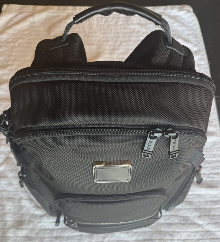 TUMI Alpha bravo Laptop backpack. Black ballistic Nylon gallery