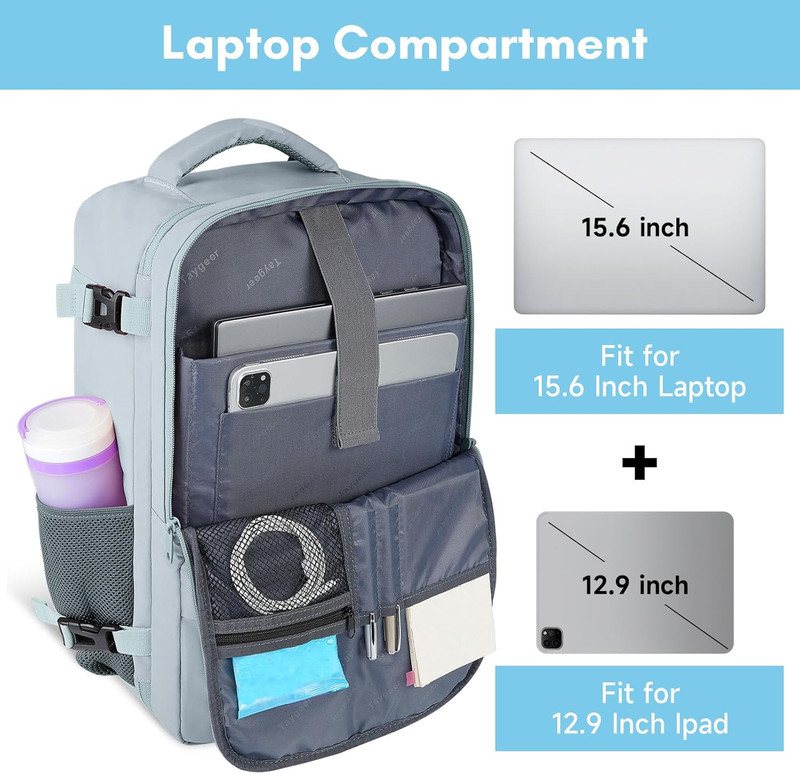 Carry on Backpack,35L Travel Backpack for Women Airline Approved,Cute Travel Bag gallery
