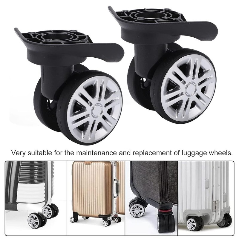 High-Quality Mute Double Row Wheels for Suitcases - Easy Installation & Durable gallery
