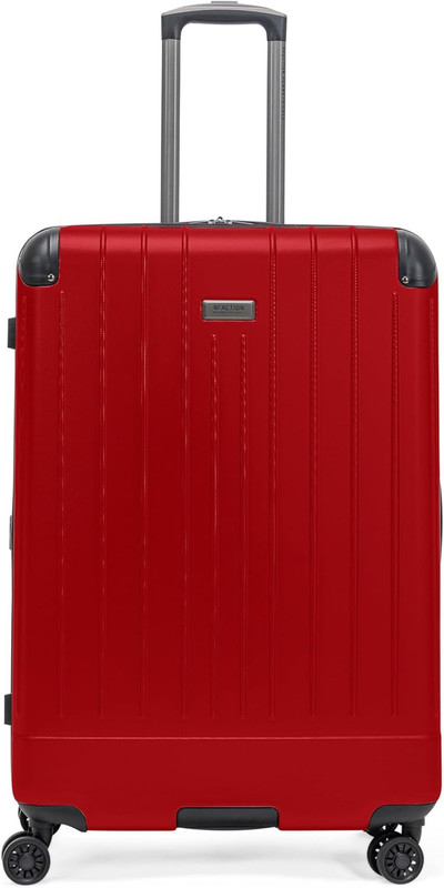 Chic 28-Inch Cherry Red Expandable Hardside 8-Wheel Spinner Luggage