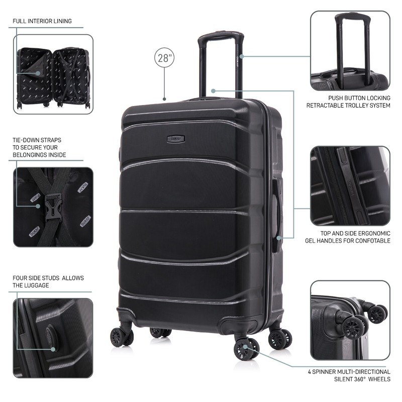 Dukap Sense 24" Hard Shell Lightweight Luggage Spinner Wheels Travel Suitcase gallery