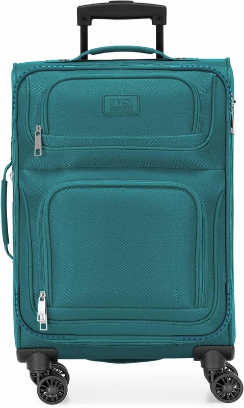 Rio Lightweight Teal Carry-on Suitcase, Spinner Wheels gallery
