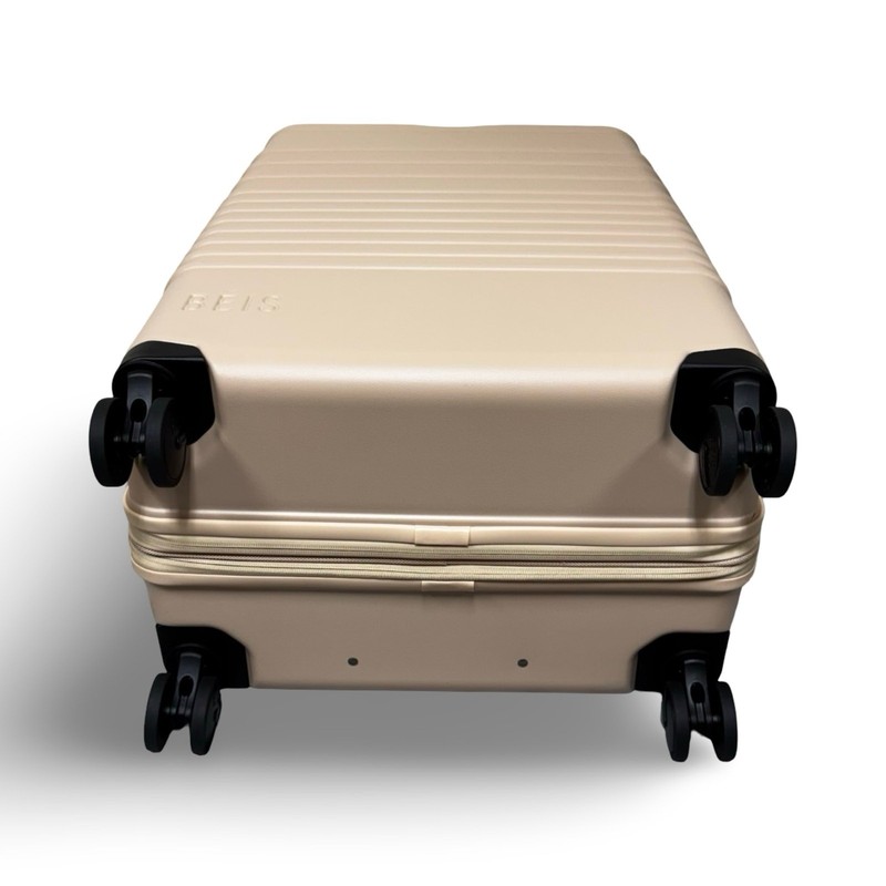 BÉIS Large Check-In Roller- Beige gallery