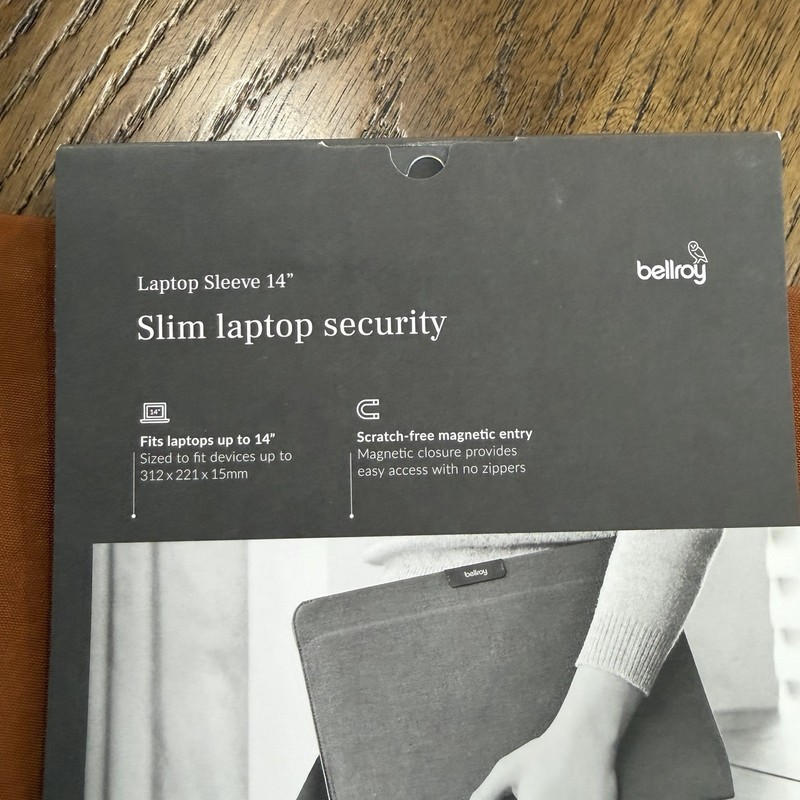 Bellroy Transit Workpack 20L Backpack + 14” Laptop Sleeve Limestone EUC gallery
