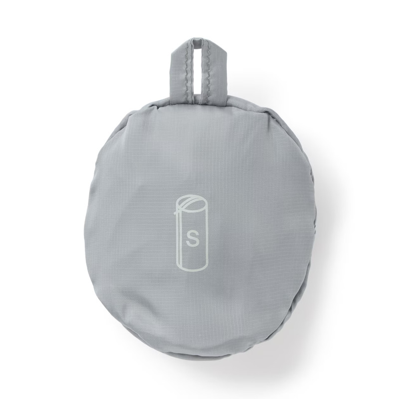 New Muji Polyester foldable Sorting Case Cylindrical Gray Color With 2 Size S/M