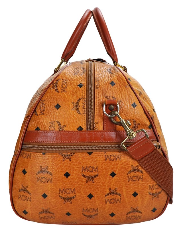 Authentic MCM Visetos Monogram Oversized Shoulder Crossbody Duffle Bag Germany gallery