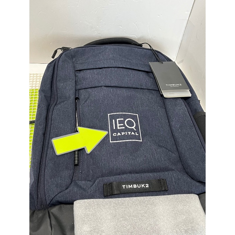 Timbuk2 Authority Pack Deluxe Backpack Blue IEQ Capital Logo Laptop School NEW gallery