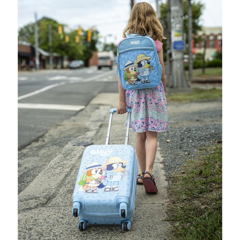 Luggage and Backpack Set - 18" Rolling Suitcase with Wheels and 13. 75" Bag gallery