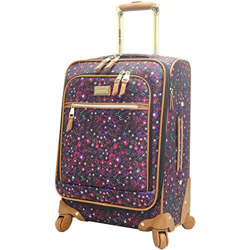 Steve Madden 28 Inch Expandable Softside Suitcase with Rolling Spinner Wheels gallery