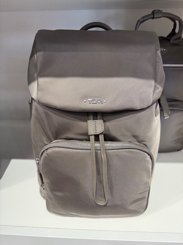 NEW Tumi Voyageur RYLEY 16.25” Nylon Laptop Backpack – ZINC GRAY with SILVER