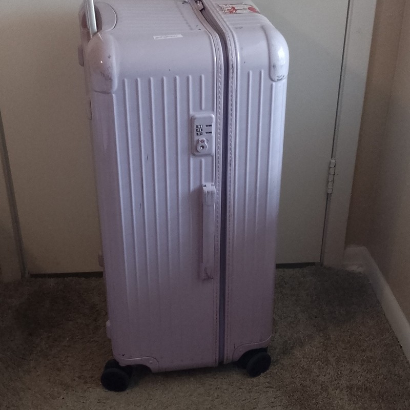 Purple Solid Hardcase Spinner Suitcase w/ Wheels & Combo Lock gallery