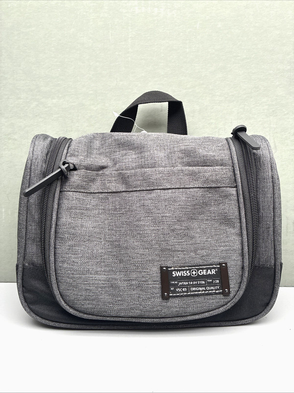 SWISS GEAR Rectangular Toiletry Bag - Gray & Black New gallery
