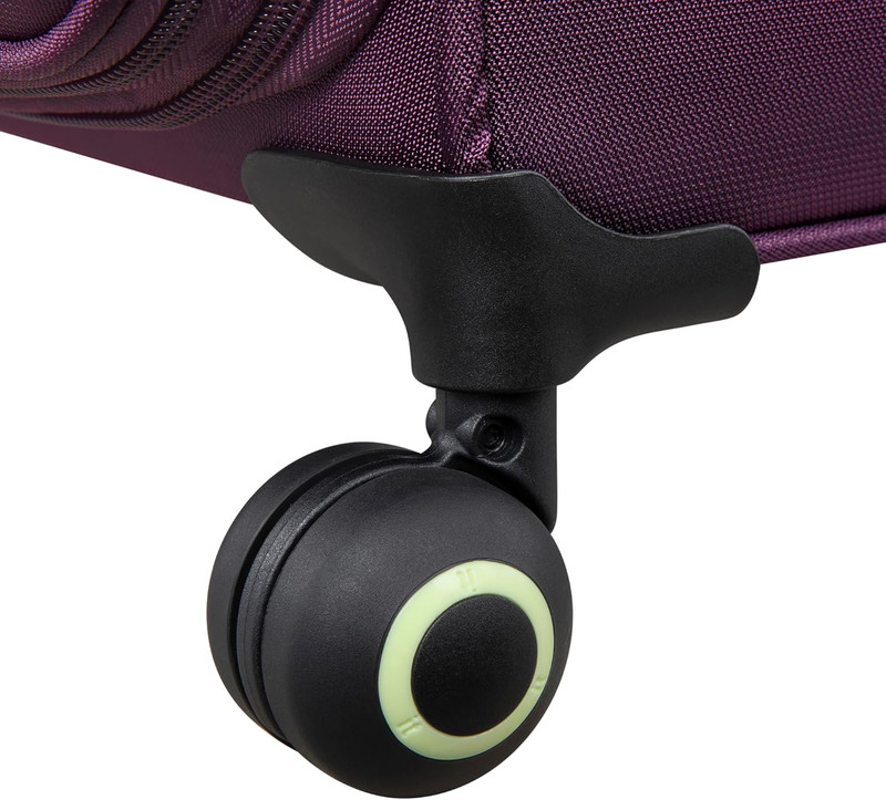 Circulator 28" Softside Checked 8 Wheel Expandable Spinner, Italian Plum gallery