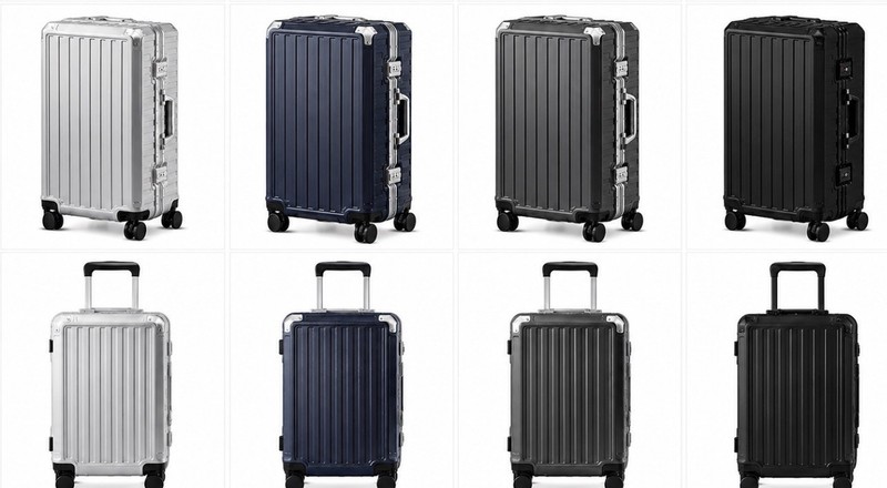 luggex Hard Shell Size In Photos No Zipper Suitcase - Color Options gallery