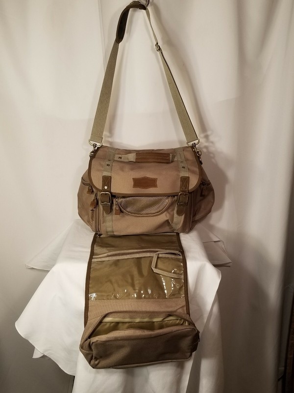 Field & Stream Duffel Weekend Gear Carry on Bag Canvas Shoulder Strap Storage