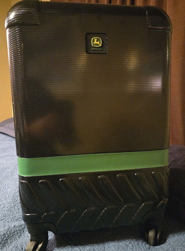 Rare* 22in John Deere Carry On Luggage with Wheels Travel Luggage Collectors