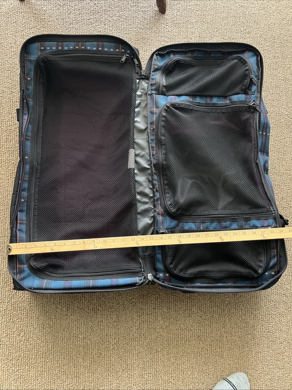 Dakine Split Roller 65L Rolling Duffle Rare Designer Plaid Print Season W16 gallery