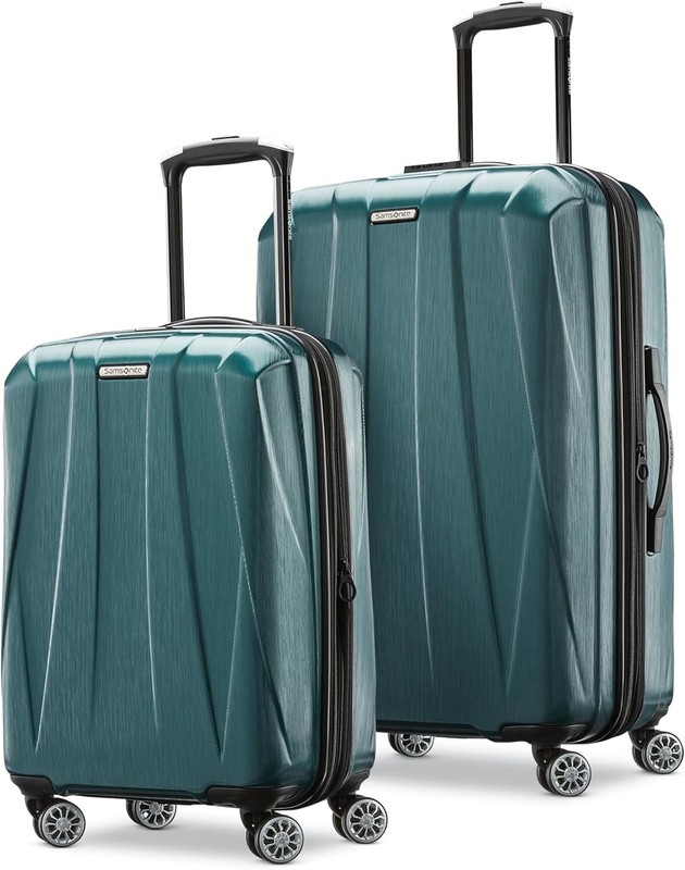 Samsonite Centric 2 Hardside Expandable Luggage Spinner 2 Piece 20″ 24″ Green